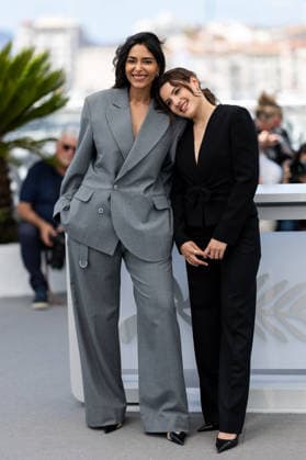 Soundos Mosbah et Malou Khebizi au photocall du film Le Triangle D Or lors du 79ème Festival International du Film de Cannes, France, le 20 mai 2026 Jacovides Moreau Bestimage Le Triangle D Or photocall at the 79th annual Cannes Film Festival at Palais des Festivals on May 20, 2026 in Cannes, France Cannes France  Copyright: xJACOVIDES-MOREAUx xBESTIMAGExJACOVIDES-MOREAUx xBESTIMAGEx