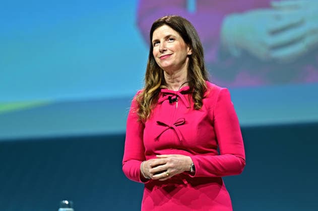 Hauptversammlung Commerzbank AG. Dr. Bettina Orlopp ( Vorstandsvorsitzende Commerzbank AG ) anläßlich der Hauptversammlung der Commerzbank AG am 15.02.2024 in Frankfurt Main. 20260520MWI123348 *** Annual General Meeting Commerzbank AG Dr Bettina Orlopp Chairwoman of the Board of Managing Directors Commerzbank AG on the occasion of the Annual General Meeting of Commerzbank AG on 15 02 2024 in Frankfurt Main 20260520MWI123348