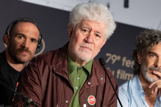 Cannes Amarga Navidad Press Conference NG Pedro Almodovar attending the Press Conference for ‘Amarga Navidad (Bitter Christmas)’ in Cannes at Palais Des Festivals in Cannes, France on May 20 2026 as part of the 79th Cannes Film Festival. Photo by Nicolas Genin ABACAPRESS.COM Cannes France  Copyright: xGeninxNicolas ABACAx