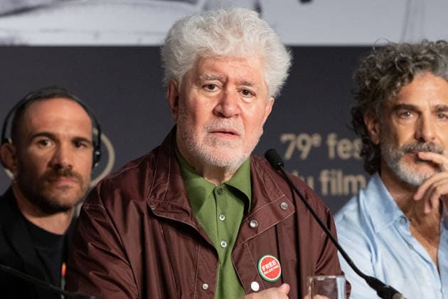 Cannes Amarga Navidad Press Conference NG Pedro Almodovar attending the Press Conference for ‘Amarga Navidad (Bitter Christmas)’ in Cannes at Palais Des Festivals in Cannes, France on May 20 2026 as part of the 79th Cannes Film Festival. Photo by Nicolas Genin ABACAPRESS.COM Cannes France  Copyright: xGeninxNicolas ABACAx