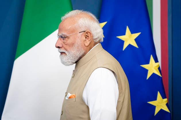 Institutional Visit of Indian Prime Minister Narendra Modi to Italy Italian Prime Minister Giorgia Meloni meets Indian Prime Minister Narendra Modi at Villa Pamphilj during the Indian leader™s institutional visit to Italy. Rome, May 20, 2026. Rome Italy Copyright: xAndreaxCalandrax