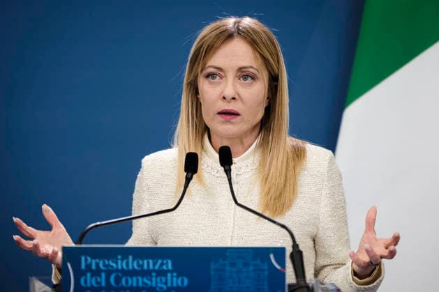 Institutional Visit of Indian Prime Minister Narendra Modi to Italy Italian Prime Minister Giorgia Meloni meets Indian Prime Minister Narendra Modi at Villa Pamphilj during the Indian leader™s institutional visit to Italy. Rome, May 20, 2026. Rome Italy Copyright: xAndreaxCalandrax