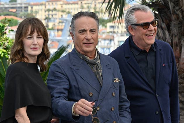 Cannes Diamond Photocall JR Rosemarie DeWitt, Andy Garcia, Danny Huston attending a photocall for the movie Diamond during the 79th Cannes Film Festival in Cannes, France on May 20, 2026. Photo by Julien Reynaud APS-Medias ABACAPRESS.COM Cannes France  Copyright: xReynaudxJulien APS-Medias ABACAx