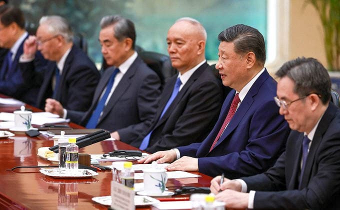 RECORD DATE NOT STATED Delegation-level talks between Russia and China Beijing China , May 20 (ANI): Chinese President Xi Jinping holds delegation-level talks with Russian President Vladimir Putin, in Beijing on Wednesday. (@mfa_russia X ANI Photo) Beijing China Copyright: xANIx ANI_20260520195
