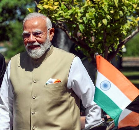 RECORD DATE NOT STATED PM Modi attends delegation-level talks with Prime Minister Giorgia Meloni of Italy Rome Italy , May 20 (ANI): Prime Minister Narendra Modi arrives to attend delegation-level talks with Prime Minister Giorgia Meloni of Italy unseen , in Rome on Wednesday. (DPR PMO ANI Photo) Rome Italy Copyright: xANIx ANI_20260520232