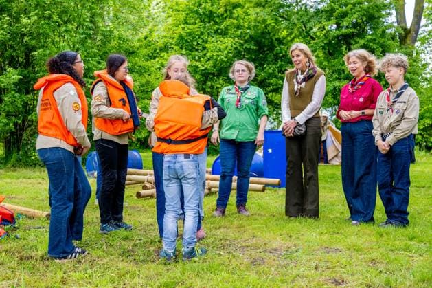 20-05-2026 Zeewolde Queen Maxima visited the Scouting Netherlands organization s office and the Zeewolde Scouting estate in Zeewolde. Â  Copyright: xPPEx