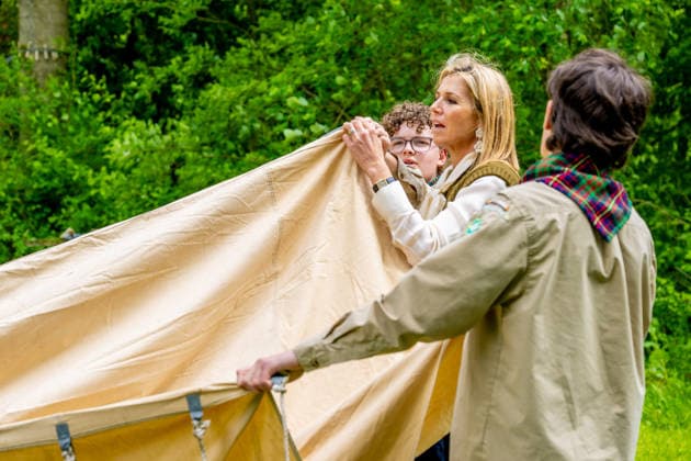20-05-2026 Zeewolde Queen Maxima visited the Scouting Netherlands organization s office and the Zeewolde Scouting estate in Zeewolde. Â  Copyright: xPPEx