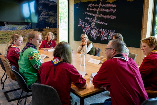 20-05-2026 Zeewolde Queen Maxima visited the Scouting Netherlands organization s office and the Zeewolde Scouting estate in Zeewolde. Â  Copyright: xPPEx