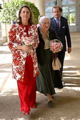 Queen Paola Foundation Awards 2026 BRUSSELS, BELGIUM - MAY 20 : Queen Paola of Belgium and Princess Claire of Belgium pictured during the Queen Paola Foundation Awards in the Orangery at Laeken Palace. Through these Awards, the Foundation aims to recognise initiatives that promote the inclusion and education of disadvantaged young people aged between 3 and 25, whilst inspiring others to get involved or to set up similar projects on May 20, 2026 in Brussels, Belgium, 20 05 2026 Brussels Belgium  Copyright: xDidierxLebrunx