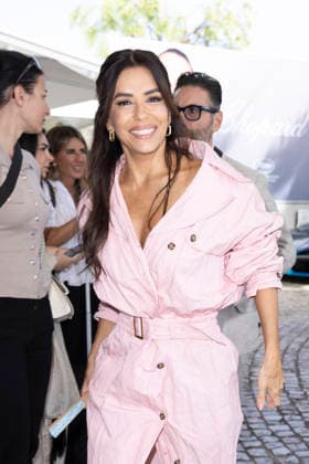 Cannes Eva Longoria exits Martinez MP Cannes, France- May 20: Eva Longoria is spotted at the Martinez Hotel during 79th Festival of Cannes, on May 20 2026 in Cannes, France. Photo by Marco Piovanotto IPA Cannes France  Copyright: xPiovanottoxMarco ABACAx