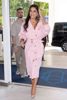 Cannes Eva Longoria exits Martinez MP Cannes, France- May 20: Eva Longoria is spotted at the Martinez Hotel during 79th Festival of Cannes, on May 20 2026 in Cannes, France. Photo by Marco Piovanotto IPA Cannes France  Copyright: xPiovanottoxMarco ABACAx