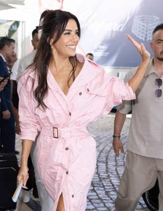 Cannes Eva Longoria exits Martinez MP Cannes, France- May 20: Eva Longoria is spotted at the Martinez Hotel during 79th Festival of Cannes, on May 20 2026 in Cannes, France. Photo by Marco Piovanotto IPA Cannes France  Copyright: xPiovanottoxMarco ABACAx