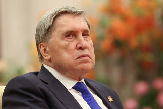 CHINA, BEIJING - MAY 20, 2026: Presidential Aide Yuri Ushakov attends an informal tea meeting at the Great Hall of the People. Vladimir Putin, President of Russia, makes an official visit to mark 25 years since the 2001 Treaty of Good Neighbourliness and Friendly Cooperation between Russia and China. Alexander Kazakov Russian Presidential Press and Information Office TASS  92785230