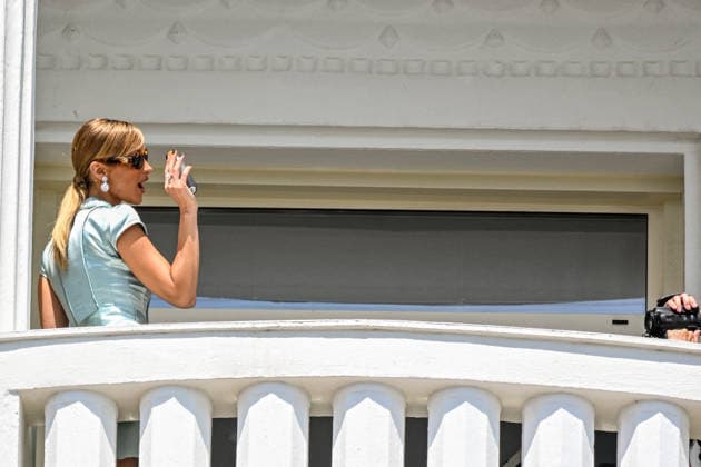 Bella Hadid during a photoshoot for her perfume, Orebella , on the balcony of the Martinez Hotel during the 79th Cannes International Film Festival, France, on May 20, 2026 Gedeon Taieb Bestimage Bella Hadid during a photoshoot for her perfume, Orebella , on the balcony of the Martinez Hotel during the 79th Cannes International Film Festival, France, on May 20, 2026 Cannes France  Copyright: xGedeonxTaiebx xBestimagexGedeonxTaiebx xBestimagex