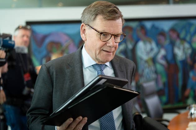 Kabinettsitzung, Bundesregierung, Auftakt Auftakt, Kabinettsitzung, Bundesregierung, Johann Wadephul, Bundesaußenminister Berlin Berlin GER *** Cabinet meeting, Federal Government, Federal Foreign Minister Berlin Berlin GER, Cabinet meeting, Federal Government, Johann Wadephul, Federal Foreign Minister Berlin GER