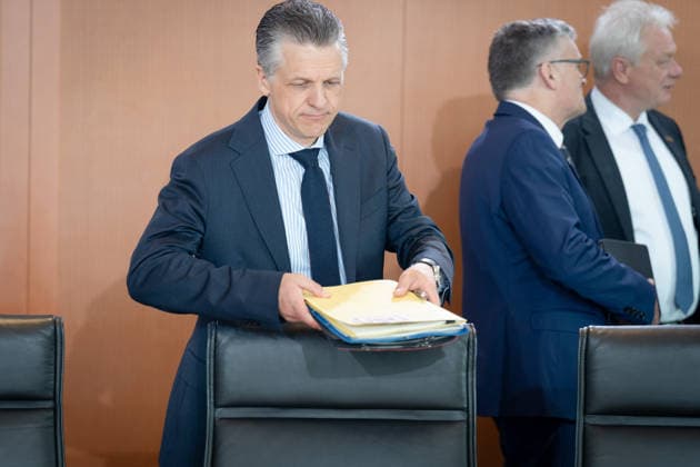 Kabinettsitzung, Bundesregierung, Auftakt Auftakt, Kabinettsitzung, Bundesregierung, Kanzleramtsminister, Thorsten Frei Berlin Berlin GER *** Cabinet meeting, Federal Government, Kick-off Kick-off, Cabinet meeting, Federal Government, Minister of the Chancellery, Thorsten Frei Berlin Berlin GER