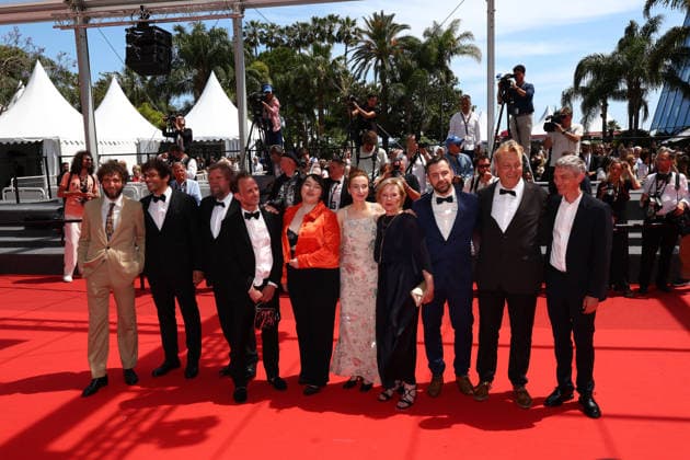 May 20, 2026, Cannes, Cote D azur, France: Cast of whom UIT HARPO, JEAN-BAPTISTE MARRE, GUEST, EMMANUEL MARRE, MATHILDE ABD EL KADER, SANDRINE BLANCKE, and SWANN ARLAUD on the red carpet for the screening of A MAN OF HIS TIME at the 79th Annual Cannes Film Festival at Palais des Festivals in Cannes, France Cannes France - ZUMAc179 20260520_zep_c179_002 Copyright: xMickaelxChavetx