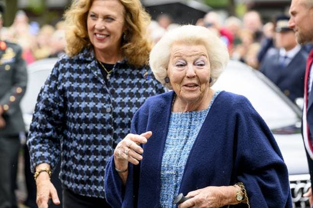 Noordwolde, The Netherlands, 2026-05-20 13:02:19 NOORDWOLDE, 20-05-2026, Princess Beatrix of the Basketry Museum visits the National Basketry Museum in Noordwolde. The museum is celebrating its 25th anniversary with a special Top 25 exhibition featuring remarkable woven works and contemporary applications of basketry. PHOTO: NLBeeld Patrick van Emst Credit: NL Beeld Patrick van Emst  Copyright: xx x