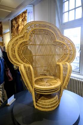 Noordwolde, The Netherlands, 2026-05-20 13:58:51 NOORDWOLDE, 20-05-2026, Princess Beatrix of the Basketry Museum visits the National Basketry Museum in Noordwolde. The museum is celebrating its 25th anniversary with a special Top 25 exhibition featuring remarkable woven works and contemporary applications of basketry. PHOTO: NLBeeld Patrick van Emst Credit: NL Beeld Patrick van Emst  Copyright: xx x