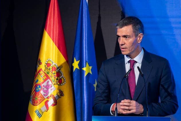 Pedro Sanchez at the official closing ceremony of the Space 2026 Congress in Madrid - 20 May 2026 The President of the Government, Pedro Sanchez speaks during the official closing ceremony of the Space 2026 Congress, at the Mutua Madrilena Auditorium. Madrid Spain Copyright: xAtilanoxGarciax xSOPAxImagesx photos19549