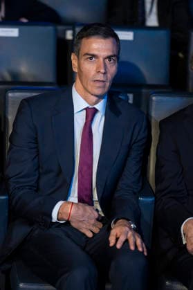 Pedro Sanchez at the official closing ceremony of the Space 2026 Congress in Madrid - 20 May 2026 The President of the Government, Pedro Sanchez attends the official closing ceremony of the Space 2026 Congress, at the Mutua Madrilena Auditorium. Madrid Spain Copyright: xAtilanoxGarciax xSOPAxImagesx photos19562
