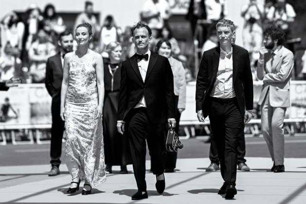 79ème Festival International du Film de Cannes Montée des marches du film Notre Salut 79th International Cannes Film Festival Red Carpet of Notre Salut movie 456506 2026 05 20 Blancke, Sandrine Marre, Emmanuel Arlaud, Swann  Copyright: xEstellexCarlierx xStarfacex STAR_456506_008