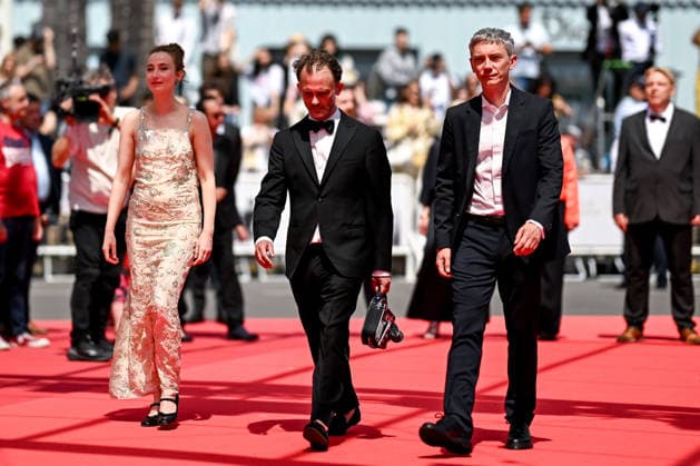 79ème Festival International du Film de Cannes Montée des marches du film Notre Salut 79th International Cannes Film Festival Red Carpet of Notre Salut movie 456506 2026 05 20 Blancke, Sandrine Marre, Emmanuel Arlaud, Swann  Copyright: xEstellexCarlierx xStarfacex STAR_456506_009