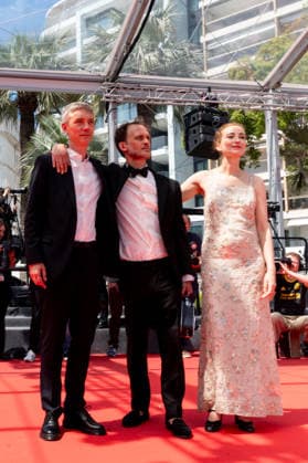 79ème Festival International du Film de Cannes Montée des marches du film Notre Salut 79th International Cannes Film Festival Red Carpet of Notre Salut movie 456506 2026 05 20 Blancke, Sandrine Marre, Emmanuel Arlaud, Swann  Copyright: xEstellexCarlierx xStarfacex STAR_456506_022