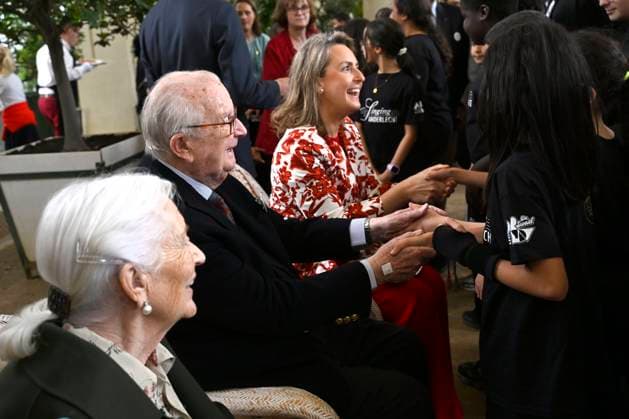Queen Paola Foundation Awards 2026 BRUSSELS, BELGIUM - MAY 20 : Queen Paola Foundation Awards 2026 : King Albert II and Queen Paola, accompanied by Her Royal Highness Princess Claire, attended the presentation of the Queen Paola Foundation Awards in the Orangery at Laeken Palace. Through these Awards, the Foundation aims to recognise initiatives that promote the inclusion and education of disadvantaged young people aged between 3 and 25, whilst inspiring others to get involved or to set up similar projects on May 20, 2026 in Brussels, Belgium, 20 05 2026 Brussels Belgium  Copyright: xDidierxLebrunx