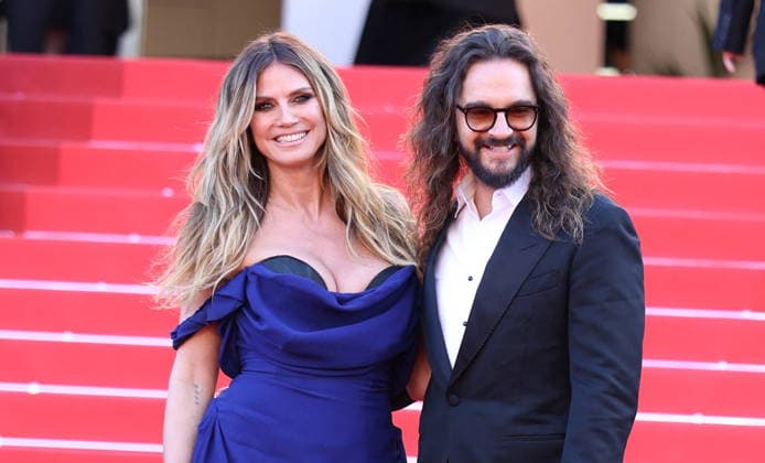 Cannes - La Bataille De Gaulle: L Age De Fer De Gaulle: Tilting Iron Red Carpet Heidi Klum and husband, Tom Kaulitz at the La Bataille De Gaulle: L Age De Fer (De Gaulle: Tilting Iron) screening on the red carpet during the 79th annual Cannes Film Festival at Palais des Festivals on May 20, 2026 in Cannes, France. Photo by Jerome Domine ABACAPRESS.COM Cannes France  Copyright: xDominexJerome ABACAx