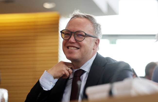 Plenum Thueringer Landtag 20.05.2026, Erfurt, Thueringer Landtag, 43.Plenarsitzung, im Bild: Ministerpraesident Mario Voigt (CDU) *** Plenary session Thuringian state parliament 20 05 2026, Erfurt, Thuringian state parliament, 43 plenary session, in the picture State Premier Mario Voigt CDU