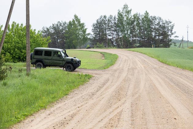 Gudžiu kaime Karo policija ir Lietuvos kariuomene ieöko drono. Gudžiai, 2026 m. Gegužes 20d. *** Military police and Lithuanian army search for a drone in Gudiai village Gudiai, 2026 May 20  Copyright: xx