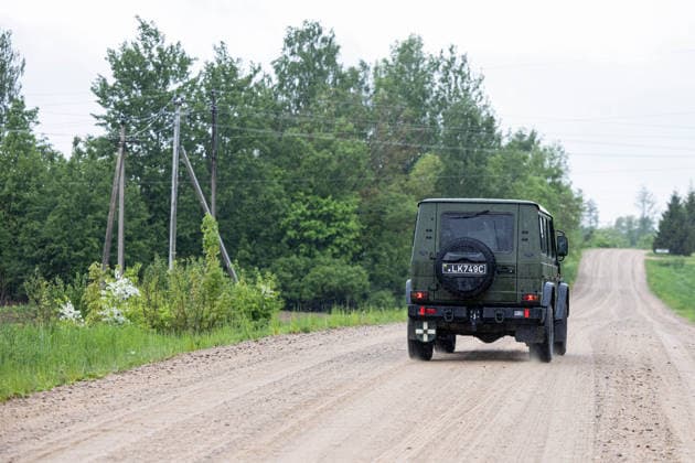 Gudžiu kaime Karo policija ir Lietuvos kariuomene ieöko drono. Gudžiai, 2026 m. Gegužes 20d. *** Military police and Lithuanian army search for a drone in Gudiai village Gudiai, 2026 May 20  Copyright: xx