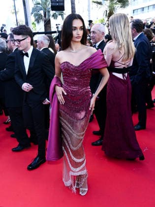 IPA84905223 - Cannes, 79th Cannes Film Festival 2025 - evening 9. red carpet LA BATAILLE DE GAULLE : L Ã‚GE DE FER. Pictured: Gizele Oliveira  Copyright: xTerenghi Ipa-Agency.netx xPoolxPhotoxEventsx07x 84905223