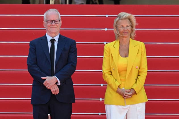Cannes - Notre Salut Red Carpet Thierry Fremaux and Iris Knobloch on the red carpet before the Notre Salut screening during the 79th annual Cannes Film Festival at Palais des Festivals on May 20, 2026 in Cannes, France. Photo by Lionel Urman ABACAPRESS.COM Cannes France  Copyright: xUrmanxLionel ABACAx