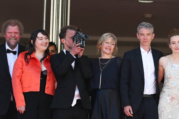 Cannes - Notre Salut Red Carpet French actor Raphael Thiery, French actor Swann Arlaud, Belgian actress Sandrine Blancke and French director and screenwriter Emmanuel Marre on the red carpet before the Notre Salut screening during the 79th annual Cannes Film Festival at Palais des Festivals on May 20, 2026 in Cannes, France. Photo by Lionel Urman ABACAPRESS.COM Cannes France  Copyright: xUrmanxLionel ABACAx