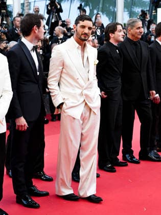 IPA84906412 - Cannes, 79th Cannes Film Festival 2025 - evening 9. red carpet LA BATAILLE DE GAULLE : L Ã‚GE DE FER. In the photo Niels Schneider  Copyright: xSimonexComix xPoolxPhotoxEventsx07x 84906412