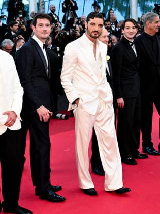 IPA84906392 - Cannes, 79th Cannes Film Festival 2025 - evening 9. red carpet LA BATAILLE DE GAULLE : L Ã‚GE DE FER. In the photo Niels Schneider  Copyright: xSimonexComix xPoolxPhotoxEventsx07x 84906392