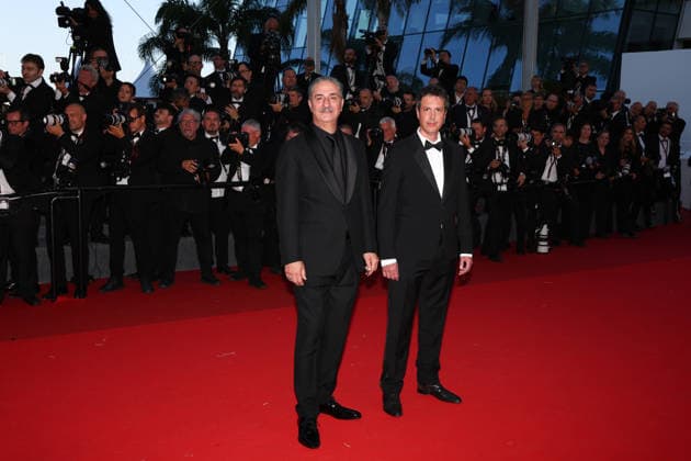 May 20, 2026, Cannes, Cote D azur, France: SIMON ABKARIAN and director ANTONIN BAUDRY on the red carpet for the screening of LA BATAILLE DE GAULLE at the 79th Annual Cannes Film Festival at Palais des Festivals in Cannes, France Cannes France  - ZUMAc179 20260520_zep_c179_028 Copyright: xMickaelxChavetx