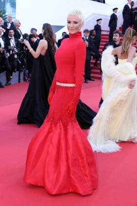 Cannes - La Bataille De Gaulle: L Age De Fer De Gaulle: Tilting Iron Red Carpet Adriana Karembeu at the La Bataille De Gaulle: L Age De Fer (De Gaulle: Tilting Iron) screening on the red carpet during the 79th annual Cannes Film Festival at Palais des Festivals on May 20, 2026 in Cannes, France. Photo by Jerome Domine ABACAPRESS.COM Cannes France  Copyright: xDominexJerome ABACAx