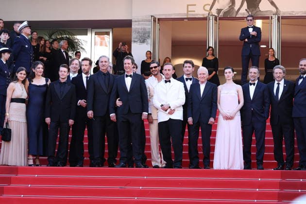 Cannes - La Bataille De Gaulle: L Age De Fer De Gaulle: Tilting Iron Red Carpet Felix Kysyl, Tom Mison, Simon Abkarian, Antonin Baudry, Niels Schneider, Kacey Mottet-Klein, Loic Corbery, Jerome Seydoux, Anamaria Vartolomei, Mathieu Kassovitz and Benoit Magimel at the La Bataille De Gaulle: L Age De Fer (De Gaulle: Tilting Iron) screening on the red carpet during the 79th annual Cannes Film Festival at Palais des Festivals on May 20, 2026 in Cannes, France. Photo by Jerome Domine ABACAPRESS.COM Cannes France  Copyright: xDominexJerome ABACAx