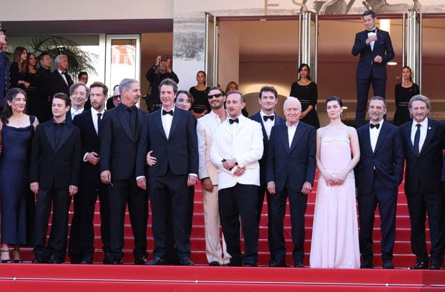 Cannes - La Bataille De Gaulle: L Age De Fer De Gaulle: Tilting Iron Red Carpet Felix Kysyl, Tom Mison, Simon Abkarian, Antonin Baudry, Niels Schneider, Kacey Mottet-Klein, Loic Corbery, Jerome Seydoux, Anamaria Vartolomei, Mathieu Kassovitz and Benoit Magimel at the La Bataille De Gaulle: L Age De Fer (De Gaulle: Tilting Iron) screening on the red carpet during the 79th annual Cannes Film Festival at Palais des Festivals on May 20, 2026 in Cannes, France. Photo by Jerome Domine ABACAPRESS.COM Cannes France  Copyright: xDominexJerome ABACAx