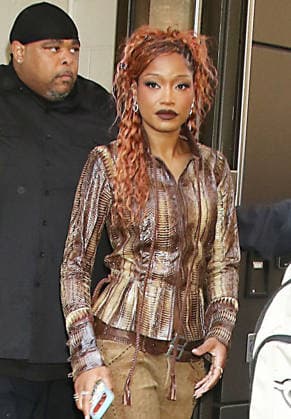 NEW YORK, NY - MAY 20: Keke Palmer seen at Good Morning America on May 20, 2026 in New York City. Copyright: xRWx