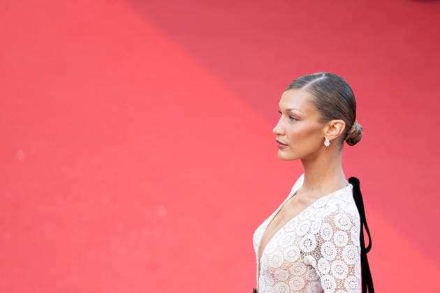 Cannes La Bataille de Gaulle L age de fer Red Carpert EB US model Bella Hadid arrive for the screening of the film La Bataille de Gaulle : L age de fer (De Gaulle: Tilting Iron) at the 79th edition of the Cannes Film Festival in Cannes, southern France on May 20, 2026.Photo by Eliot Blondet ABACAPRESS.COM Cannes France France  Copyright: xBlondetxEliot ABACAx