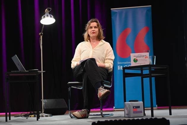 Die Bloggerin und Autorin Katja Berlin liest und spricht auf der Lit.Cologne, dem internationalen Literaturfestival *** Blogger and author Katja Berlin reads and speaks at Lit Cologne, the international literature festival