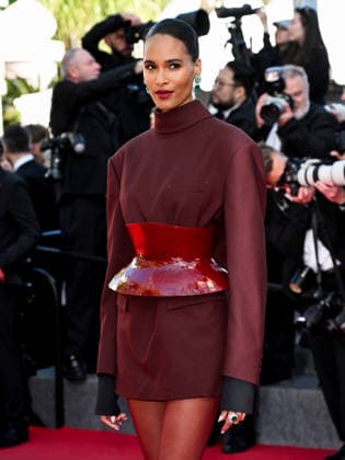 IPA84908574 - Cannes, 79th Cannes Film Festival 2025 - evening 9. red carpet LA BATAILLE DE GAULLE : L Ã‚GE DE FER. In the photo Cindy Bruna  Copyright: xSimonexComix xPoolxPhotoxEventsx07x 84908574