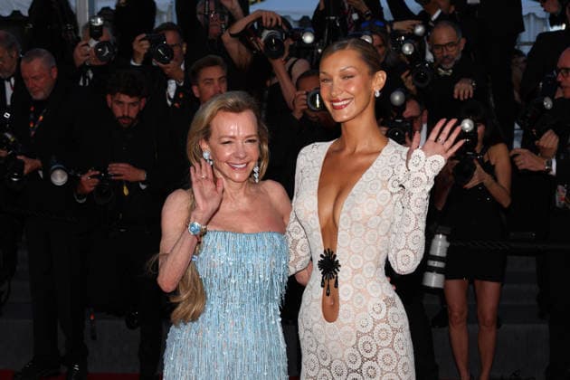 May 20, 2026, Cannes, Cote D azur, France: CAROLINE SCHEUFELE and BELLA HADID on the red carpet for the screening of LA BATAILLE DE GAULLE at the 79th Annual Cannes Film Festival at Palais des Festivals in Cannes, France Cannes France  - ZUMAc179 20260520_zep_c179_025 Copyright: xMickaelxChavetx