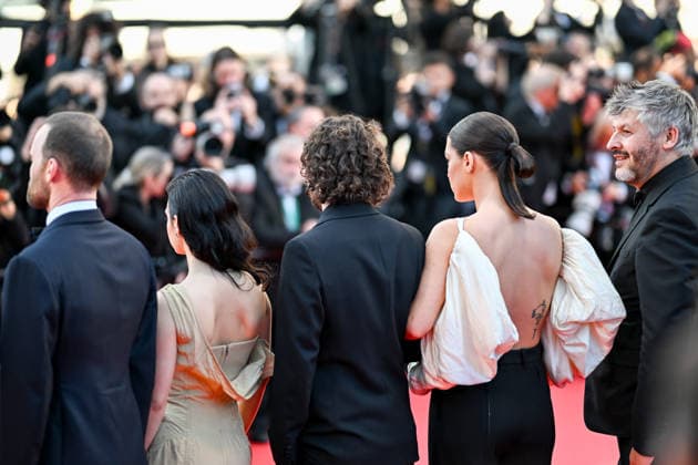 79th International Cannes Film Festival Montée des marches du film La bataille De Gaulle lâge de fer 79th International Cannes Film Festival Red Carpet 456518 2026 05 20 Abita, Noée Exarchopoulos, Adèle Lacoste, Vincent Honoré, Christophe  Copyright: xEstellexCarlierx xStarfacex STAR_456518_066