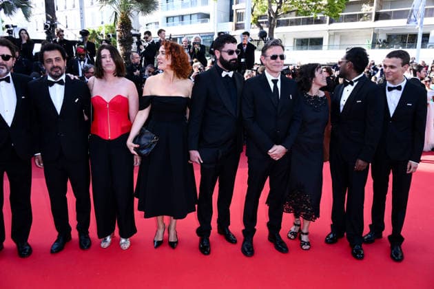 IPA84909892 - Cannes, 79th Cannes Film Festival 2025 - evening 9. red carpet LA BATAILLE DE GAULLE : L Ã‚GE DE FER. Pictured: Guest  Copyright: xTerenghi Ipa-Agency.netx xPoolxPhotoxEventsx07x 84909892