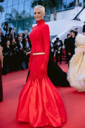 79ème Festival International du Film de Cannes Montée des marches du film La bataille De Gaulle lâge de fer 79th International Cannes Film Festival Red Carpet 456516 2026 05 20 Alpes Maritimes Cannes France Karembeu, Adriana  Copyright: xTerencexBaelenx STAR_456516_096